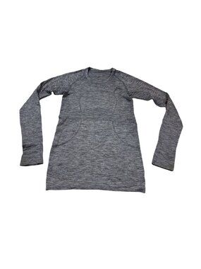 Lululemon Swiftly Tech Long Sleeve Shirt 2.0 Grey Size 6 Lightweight (X933)